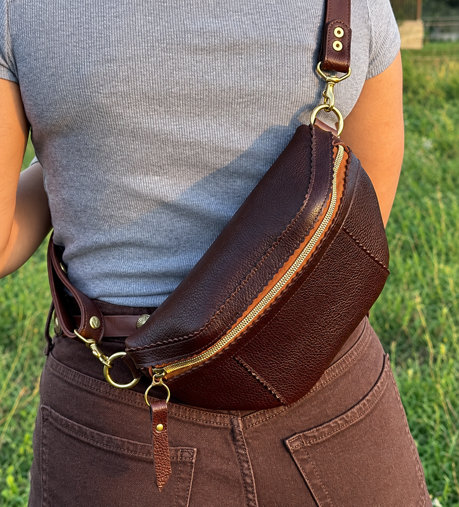 Sidekick Leather Fanny Pack