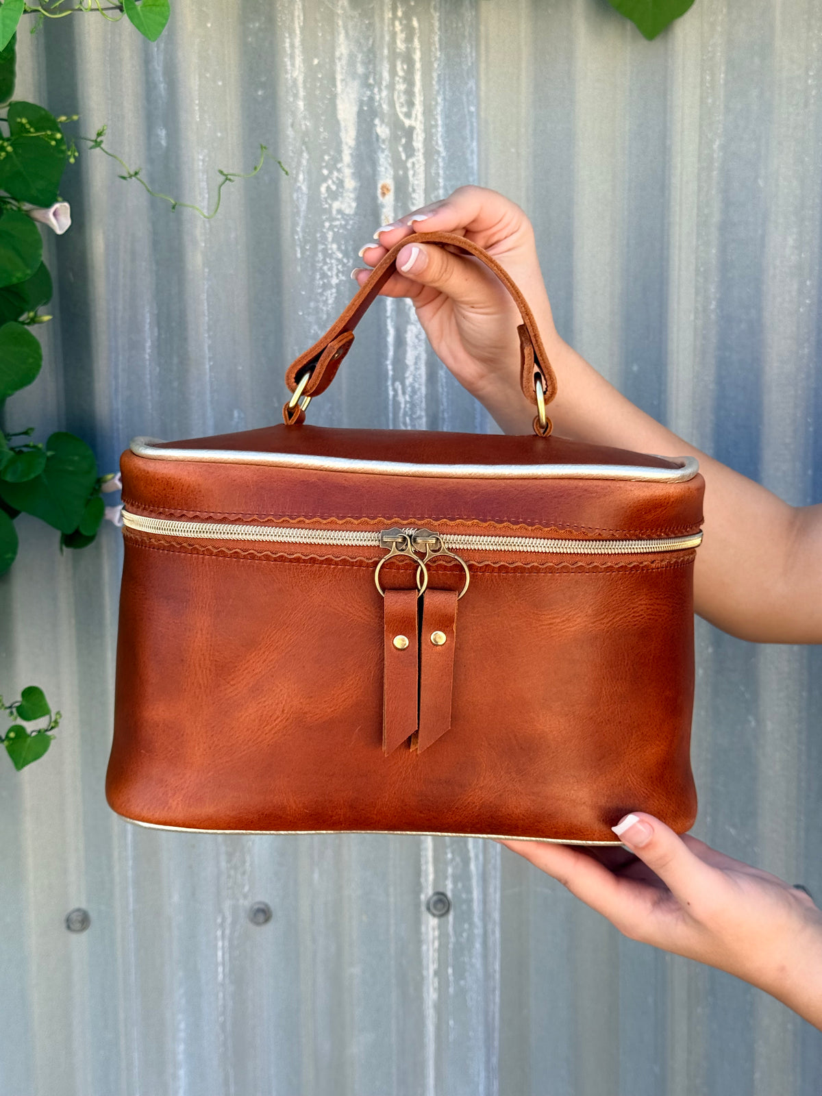 Leather Train Case