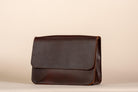 Indigo Laine The Satchel in Tobacco, handcrafted leather Satchel