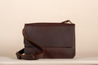 Indigo Laine The Satchel in Tobacco, handcrafted leather Satchel