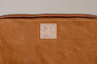 Indigo Laine The Laptop Sleeve in Camel, handcrafted leather laptop sleeve