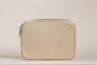 Indigo Laine The Laptop Sleeve in Bone, handcrafted leather laptop sleeve